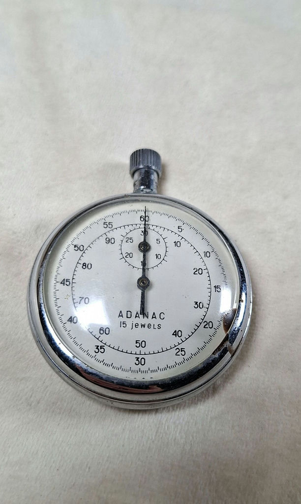 ADANAC 15-JEWEL POCKET WATCH, SILVER COLOR - image 2 of 4