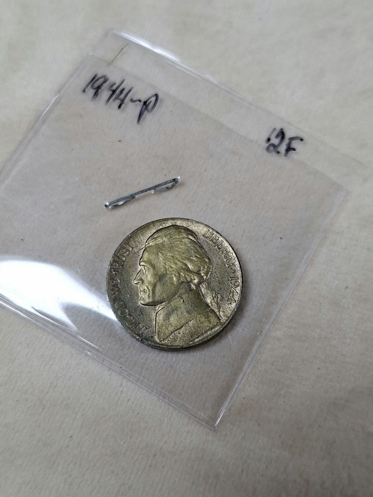 1944-P WWII Era US Silver Nickel Coin - image 3 of 5