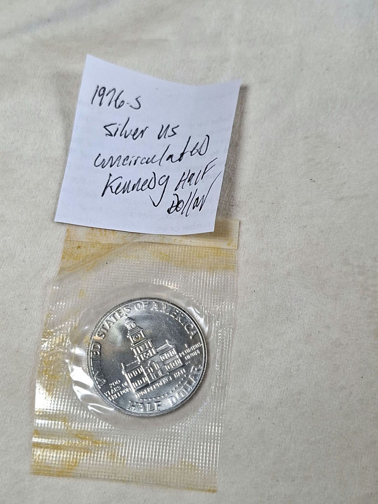 1976-S Silver Kennedy Half Dollar, UNCIRCULATED - image 1 of 5
