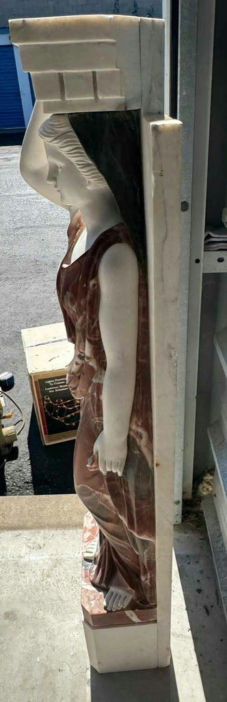 Stunning Life-Size MARBLE Garden Statue Goddess, SUPER HEAVY! - image 3 of 4