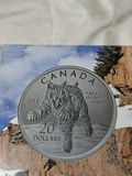 2014 Royal Canadian Mint Fine (.999) Silver Lynx $20 Coin with Certificate - thumbnail 4 of 4