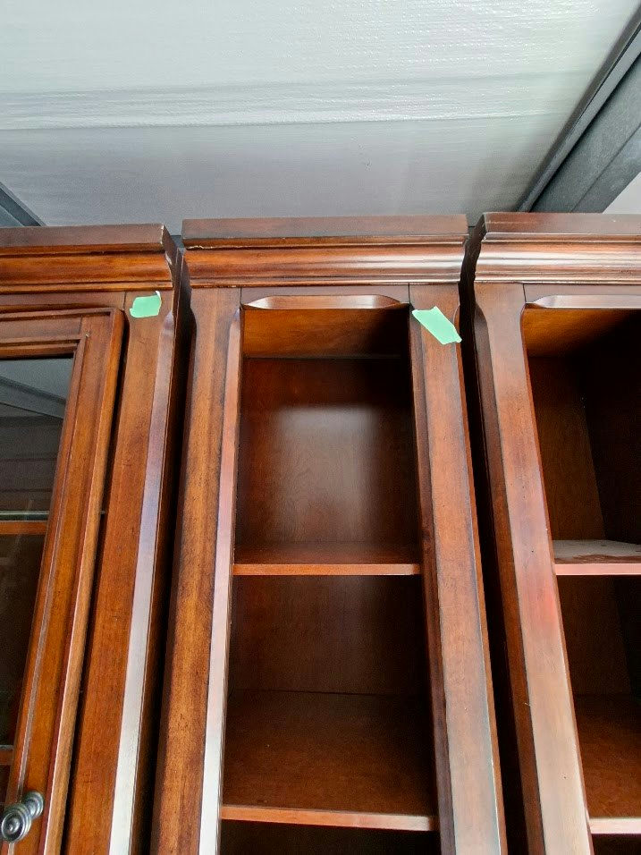 MASSIVE Stunning Solid Wood Wall Unit, Hawaiian Wood, With Storage and Display Space! - image 5 of 6