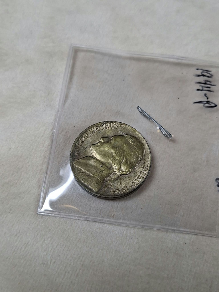 1944-P WWII Era US Silver Nickel Coin - image 4 of 5