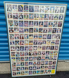 UNCUT SHEET of Vintage MLB Baseball Cards, FRAMED - thumbnail 1 of 7