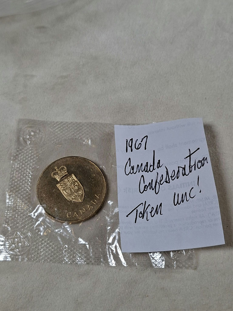 1967 Canada Confederation Token, Uncirculated Condition - image 1 of 5