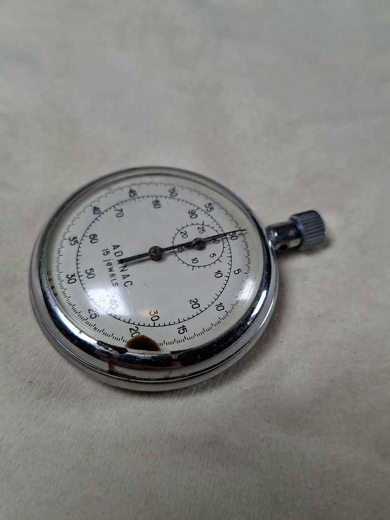 ADANAC 15-JEWEL POCKET WATCH, SILVER COLOR - image 3 of 4