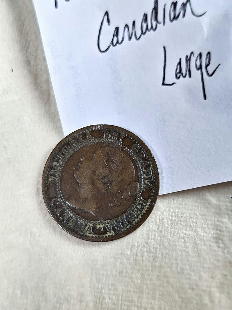 1859 Canadian Large Cent Coin - image 3 of 3