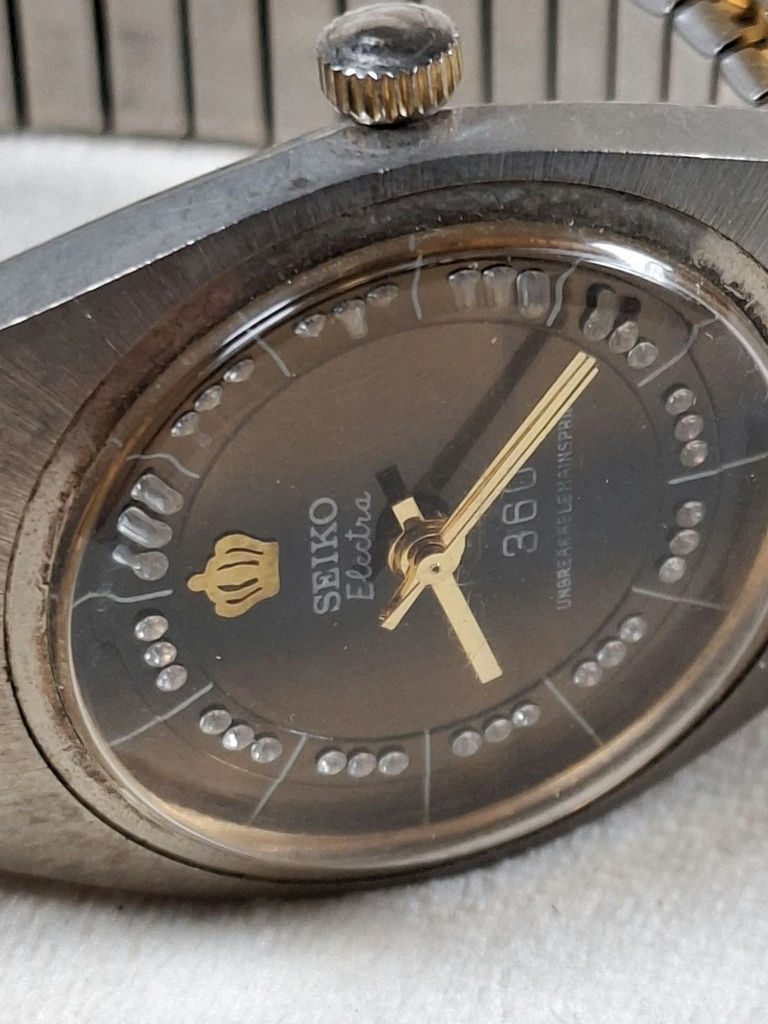 Vintage Seiko Electra Election 360 Wristwatch, With Gems On Dial - image 7 of 7