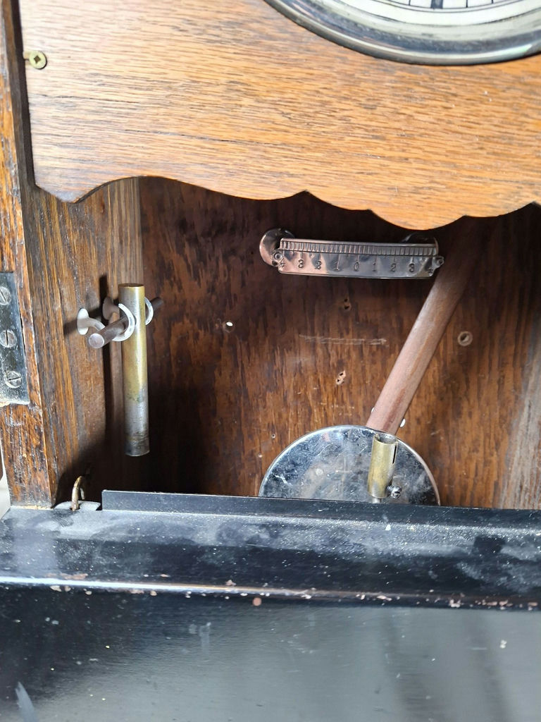 International Business Machines Co. Wooden Wall Punch In Clock, Restored And In Working Condition - image 7 of 10