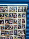 UNCUT SHEET of Vintage MLB Baseball Cards, FRAMED - thumbnail 3 of 7