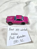 RAREST 1973 Hot Wheels Redline Pink Mercedes 280SL - thumbnail 1 of 6