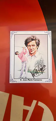Autograph Golf Card, Jose-Maria Canizares - Image 1 of 3
