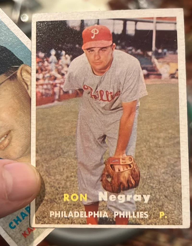 (2)1957 Topps Baseball Cards - image 2 of 6