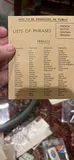 WWII Military Translation Phrases Pocket Guide - thumbnail 1 of 7