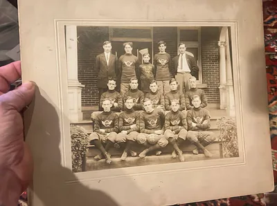 Cabinet Photo 1910 Of The Quaker Athletic Association High School Champions Pennsylvania - Image 1 of 4