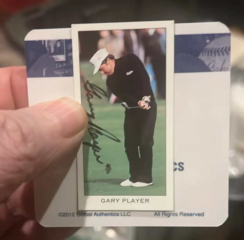 Autographed Card Of Gary Player With Coa - image 5 of 5