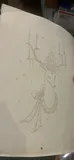 1951 Christmas Folio Of Baby With Santa Cute - thumbnail 2 of 4