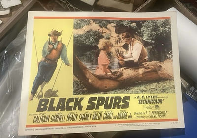 10 Movie Lobby Cards 1950s And 1960s Westerns Lon Chaney - Image 1 of 10