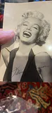 Vintage Marilyn Monroe Printed Signiture Postcard - thumbnail 2 of 3