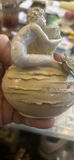 Royal Dux Porcelain Creamer With Nymph Handle - thumbnail 4 of 6