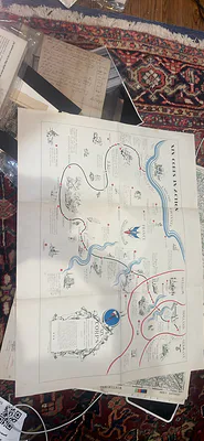 9th Corps WWII War End Original Map For Europe - Image 1 of 6