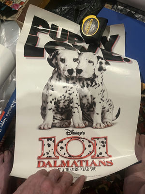 McDonald’s 101 Dalmatians 1896 Toy Poster For Restaurants Movie Promo - Image 1 of 2