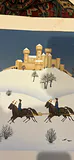 Wilma Longhammer Screenprint Russian Or German Winter Scene - thumbnail 5 of 5