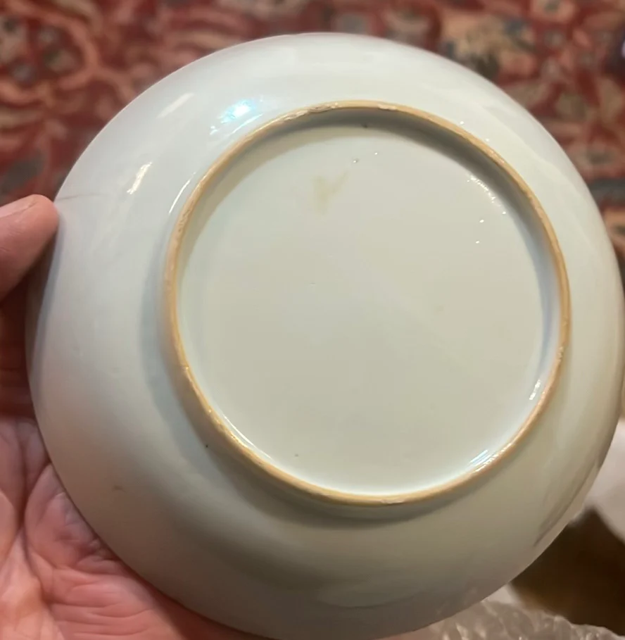 Qing Dynasty Saucers Export Famille Rose 18th Century - image 3 of 8
