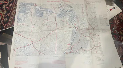 Critical D-day Reconnaissance Overprint Map St. Jen De Daye - Image 1 of 11