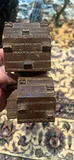 Antique Wood Cabin Ink Well Holder Rochers De Naye Switzerland - thumbnail 2 of 8