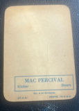 Mac Percival Topps Glossy Football Card Chicago Bears 1970 - thumbnail 2 of 2