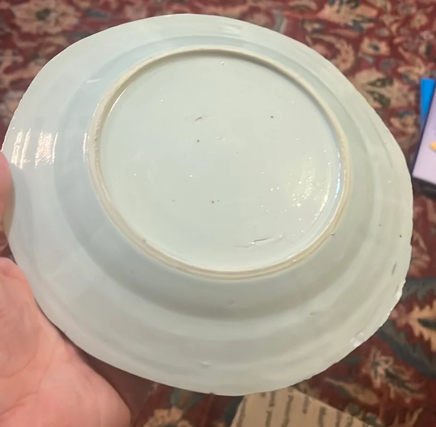 Antique Chinese Canton Plate With Minor Roughage On Edge - image 4 of 7