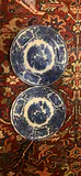 Two Antique Flo Blue Nonpareil Burgess & Leigh Dinner Plates - thumbnail 1 of 6