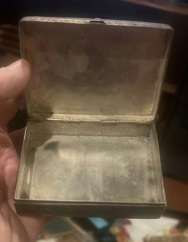 Jewell Silver Colored Box With Agates And Malachite - image 8 of 8