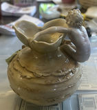 Royal Dux Porcelain Creamer With Nymph Handle - thumbnail 3 of 6