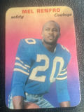 Mel Renfro Football Card 1970s Topps Glossy Dallas Cowboys - thumbnail 1 of 2