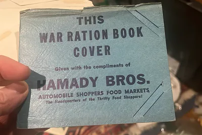 1942 WWII Ration Book To Selma Bertha Sproul - Image 1 of 3