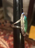 American Sterling Silver And Turquoise Ring - thumbnail 3 of 6