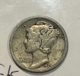 1928 -P Philadelphia Silver US Dime - thumbnail 1 of 2