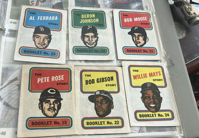 Topps 1970 Baseball Story Books Pete Rose Willie Mays - Image 1 of 9