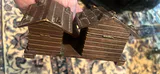 Antique Wood Cabin Ink Well Holder Rochers De Naye Switzerland - thumbnail 5 of 8