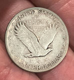 2 Standing Liberty US Quarter  Dollars 25 Cents Silver - thumbnail 5 of 5