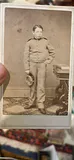 Late 1800S Cdv Of Boy In Uniform Baby Carriage Plus - thumbnail 7 of 8