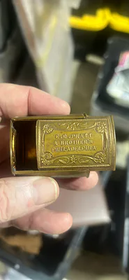 Pratt Brothers 1858 Brass Stamped Desktop Nib Holder - Image 1 of 5