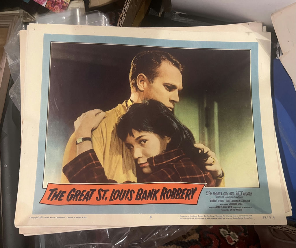 Lobby Card Lot Of 10 1950 And 60s Murrder & Drama - image 8 of 11