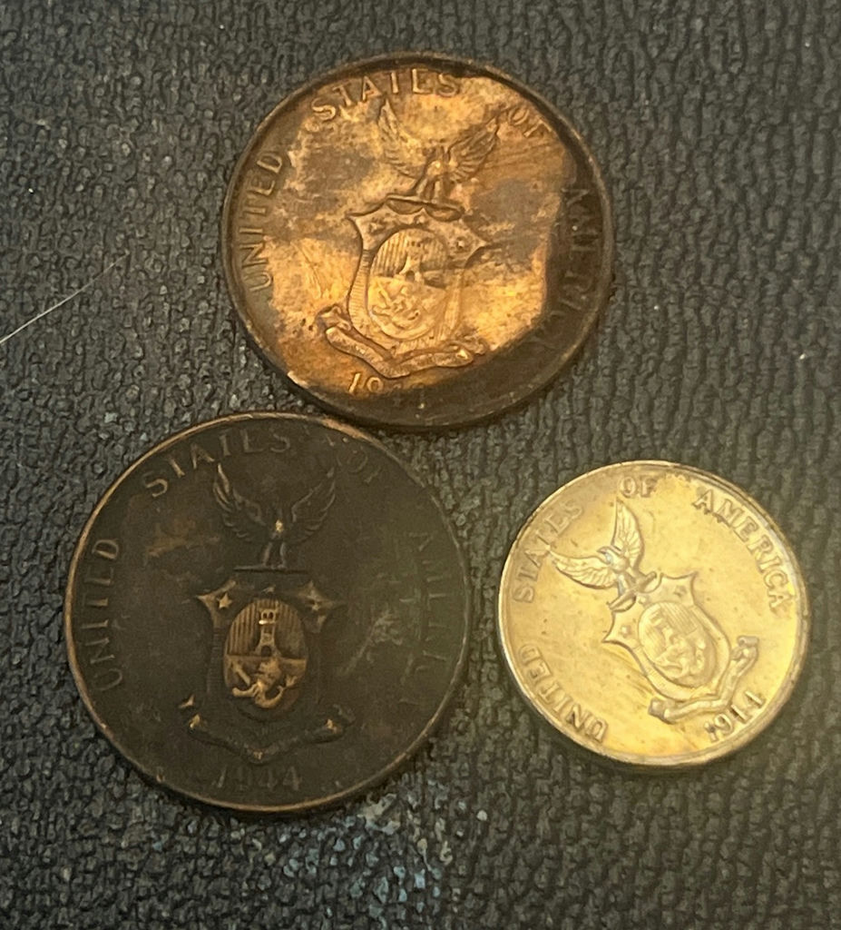 Philippine WWII US High Grade Centavos - image 1 of 2