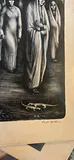Earle Miller Signed Print Of The Delivery Of Moses To The Promised Land - thumbnail 2 of 3