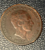 Spain 1870s Ten Centimos Coins - thumbnail 4 of 5