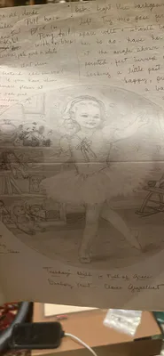 Elaine Gignilliat Artist Sketch For Danbury Mint Plate - Image 1 of 6