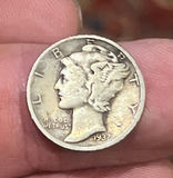 1937-S Mercury Silver Dime - thumbnail 1 of 2